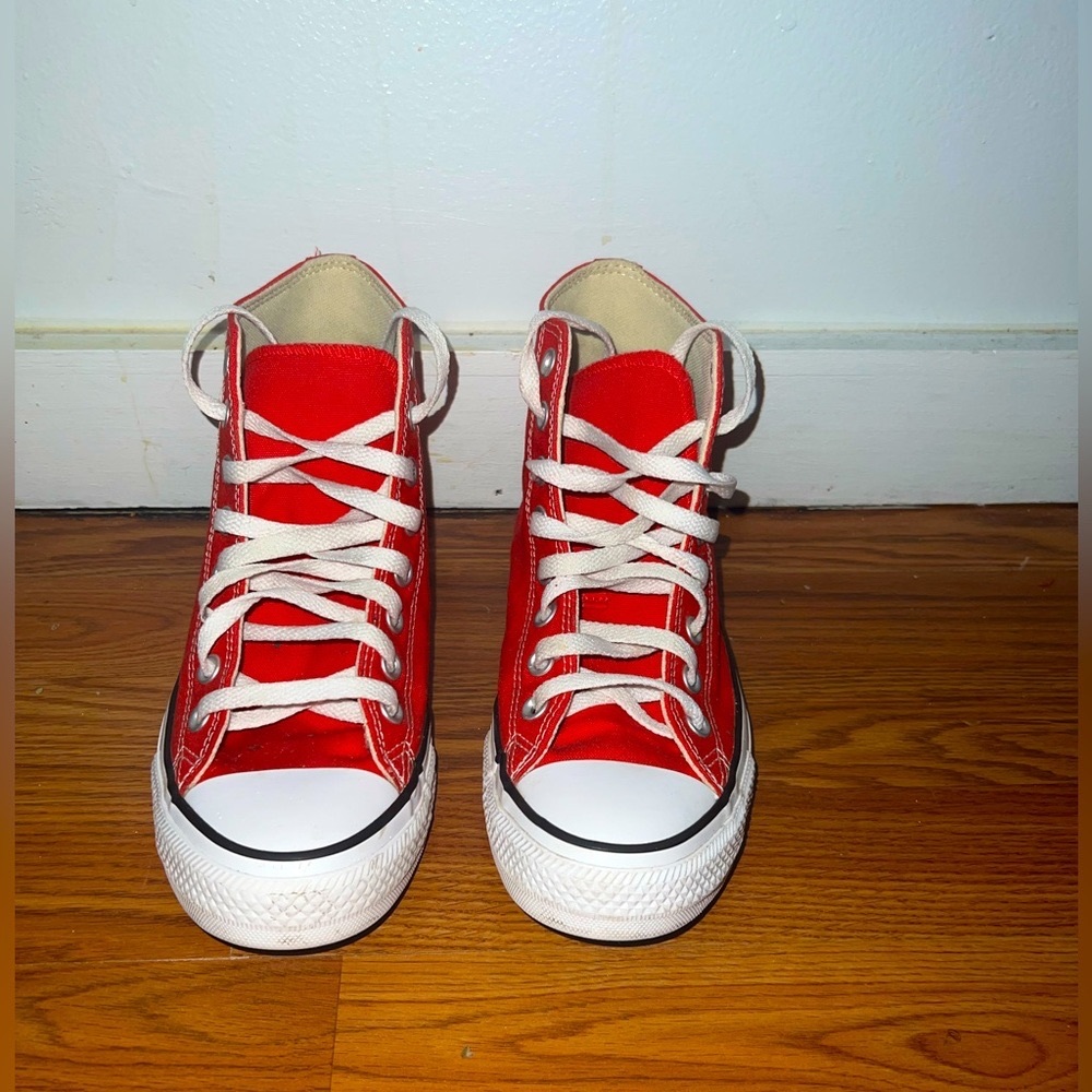 Red Hightop Converse